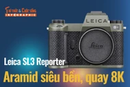[INFOGRAPHIC] Leica SL3 Reporter, Aramid siêu bền, quay 8K 