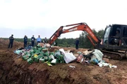 Quảng Trị tiêu hủy hàng nghìn loại mỹ phẩm, thực phẩm 'lậu'