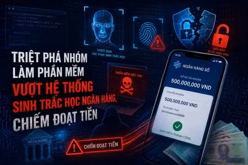 [VIDEO] Công an Hà Nội triệt phá nhóm làm phần mềm vượt sinh trắc ngân hàng