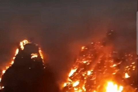 Cháy rừng tại Hà Nam suýt đe dọa đường dây 500kV