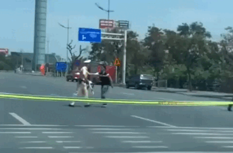 Bắt đối tượng gây rối khu vực bảo vệ đoàn khách quốc tế