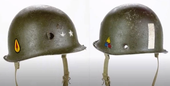 Chiếc mũ sắt của vị tướng Mỹ xấu số trong Thế chiến 2