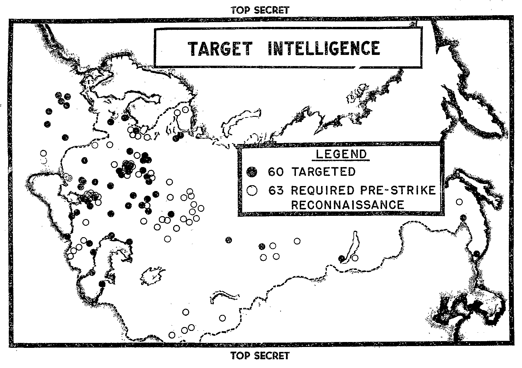 Kế hoạch Dropshot nhằm hủy diệt hoàn toàn lực lượng vũ trang Liên Xô, phá hủy tiềm năng công nghiệp và cơ sở hạ tầng kinh tế của nước này. Những mục tiêu tấn công hạt nhân được xác định gồm có 104 thành phố của Liên Xô, trong đó có Moskva, Leningrad, Sverdlovsk, Chelyabinsk, Tashkent, Alma-Ata, Baku, Sevastopol, Vladivostok…