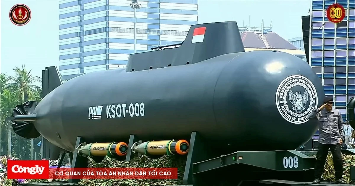 Indonesia công khai tàu ngầm không người lái đầu tiên Đông Nam Á