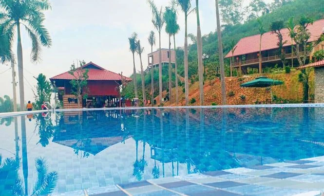 Bên trong khu du lịch sinh thái Yasmin Farm trái phép ở Thái Nguyên