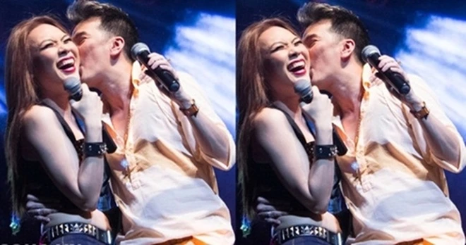 Những lần Mỹ Tâm bị đồng nghiệp "cưỡng hôn" khiến fan sững sờ