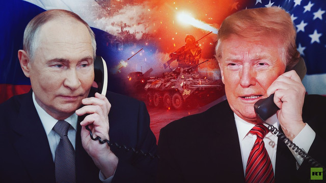 Cuộc điện đàm giữa Tổng thống Putin và ông Trump kéo dài hơn 2 tiếng hôm 19/5. Ảnh: RT. putin1.png