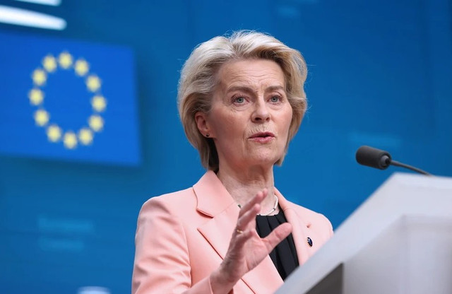 Chủ tịch Ủy ban Châu Âu (EC) Ursula von der Leyen. Ảnh: THX. eu.png