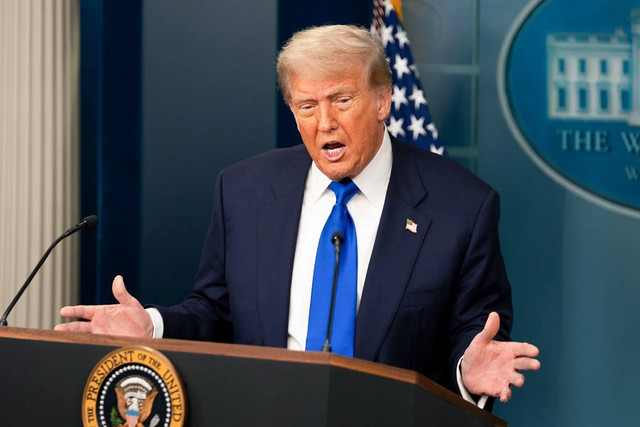 Tổng thống Mỹ Donald Trump. Ảnh: Bloomberg. trump1.png