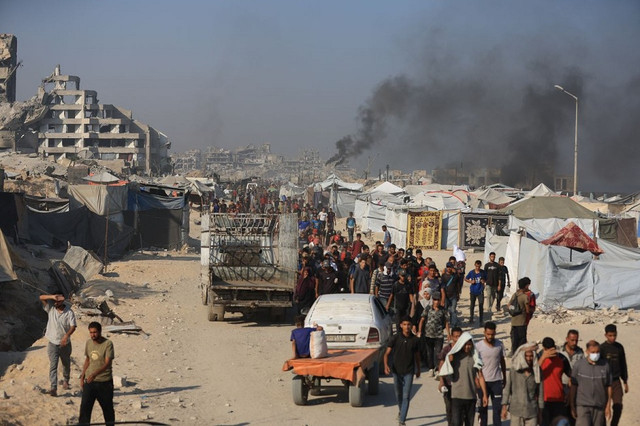 Người dân Palestine ở Gaza. Ảnh: Anadolu. gaza.png