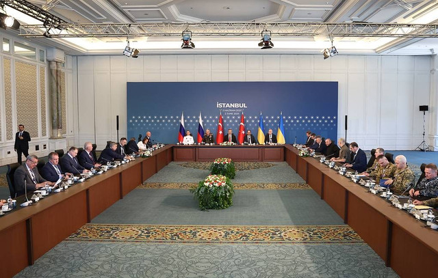 Vòng đàm phán trực tiếp thứ hai giữa Nga và Ukraine diễn ra tại Istanbul ngày 2/6. Ảnh: Tass. ngaukraine1-3448.png