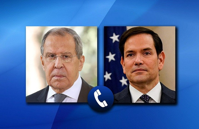 Bộ trưởng Ngoại giao Nga Sergey Lavrov (trái) và Ngoại trưởng Mỹ Marco Rubio. Ảnh: Mid.ru. ngaukraine1.png