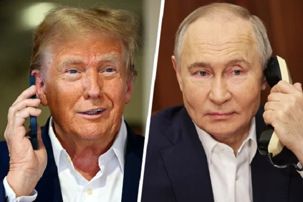 Tổng thống Mỹ Donald Trump (trái) và Tổng thống Nga Putin. Ảnh: Getty. nga2.png