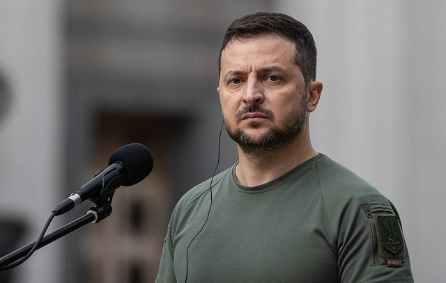 Tổng thống Ukraine Volodymyr Zelensky. Ảnh: Getty. ukraine.jpg
