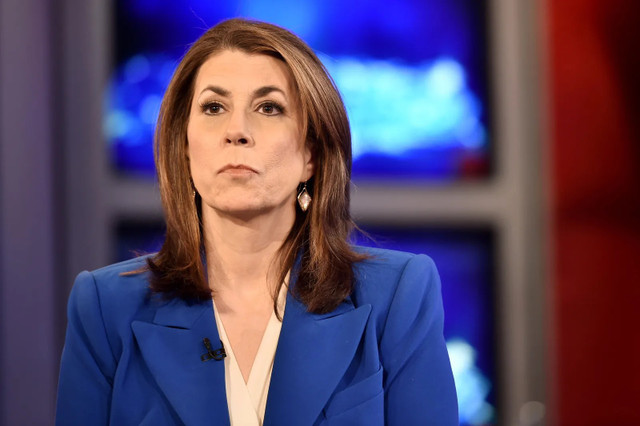 Người phát ngôn Bộ Ngoại giao Mỹ Tammy Bruce. Ảnh: Getty. my.png