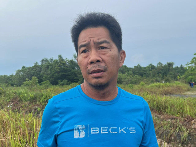 Ông Idi Rengkang kể lại sự việc. Ảnh: BP. ca.png