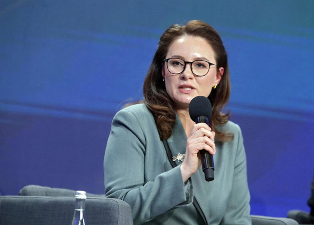 Phó Thủ tướng kiêm Bộ trưởng Kinh tế Ukraine Yulia Sviridenko. Ảnh: EP. ukraine2.png