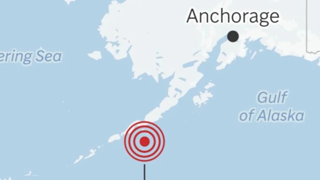 Trận động đất mạnh 7,2 độ Richter ở Alaska, Mỹ. Ảnh: CBS News. dongdat2.png