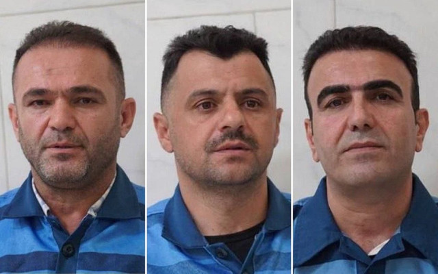 3 người bị hành quyết hôm 25/6 vì nghi làm gián điệp cho Israel. Ảnh: Telegraph. israel2.png