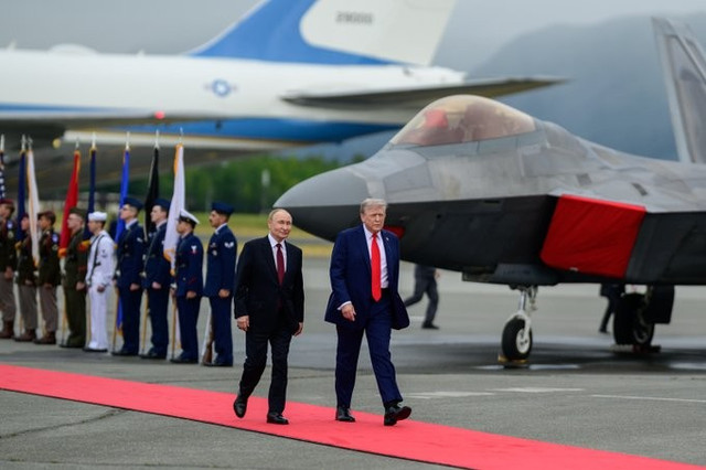 Mỹ trải thảm đỏ đón Tổng thống Nga Putin. Ảnh: X. ngamy1.png