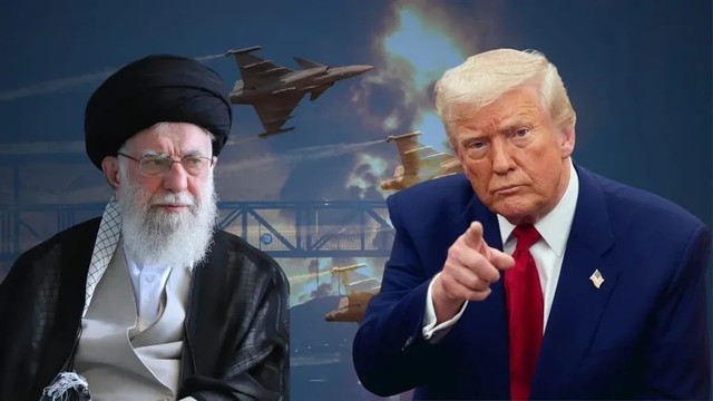 Tổng thống Trump (phải) đã ra quyết định tấn công các cơ sở hạt nhân Iran. Ảnh: PN. trump1.png