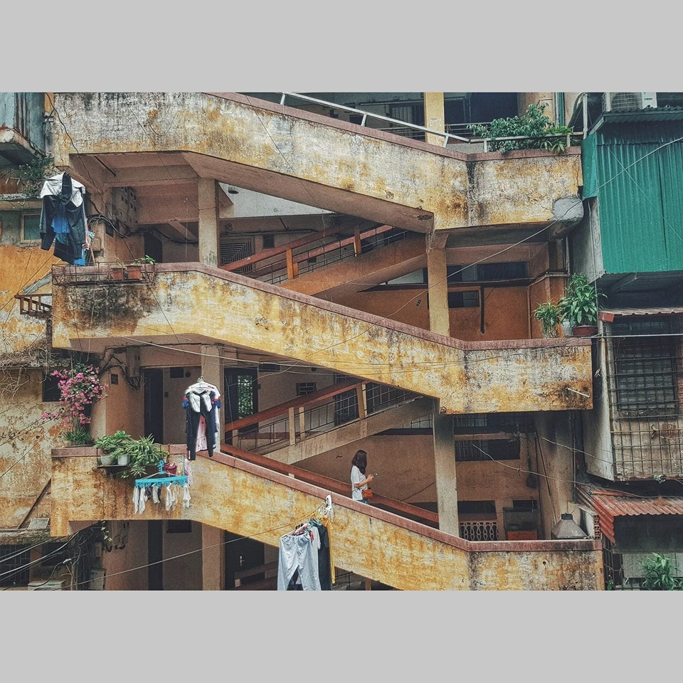 Góc “siêu deep” của khu tập thể cũ nhưng đứng vào auto có ảnh đẹp