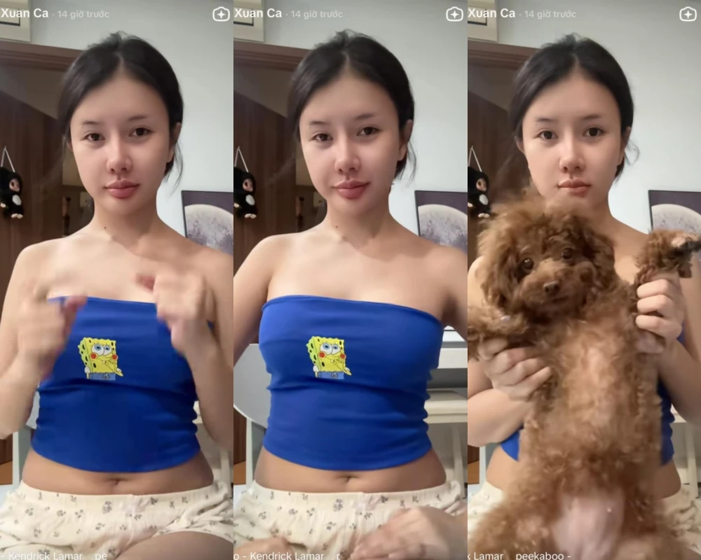 Tiktoker Xuân Ca lộ mặt mộc, có khác với dung nhan khi lên mạng?