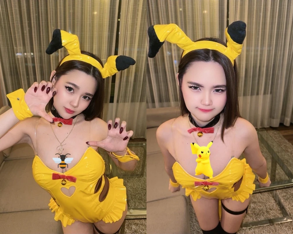 Xuất hiện phiên bản Pikachu cực gợi cảm với trang phục mỏng manh