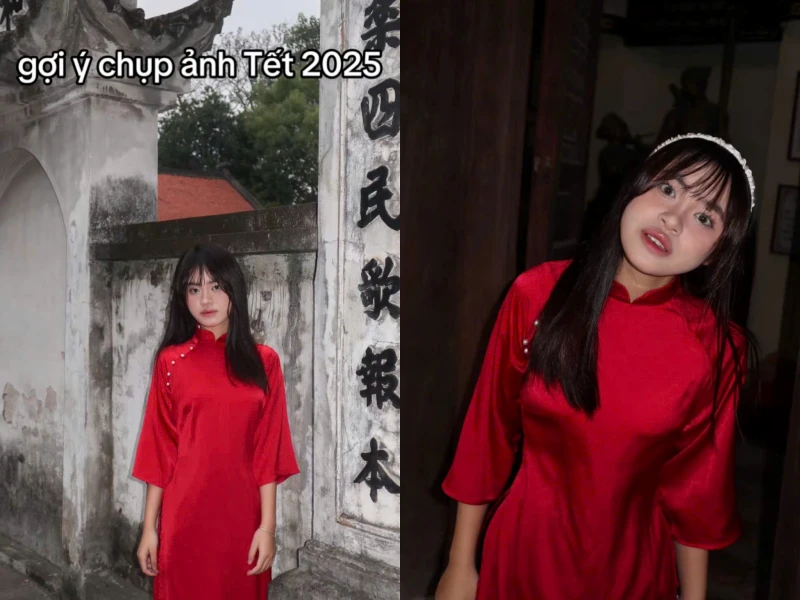 Hướng dẫn tạo dáng chụp ảnh Tết, nhìn muốn “tụt huyết áp“