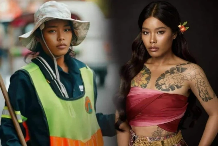 Cô lao công đổi đời khi trở thành người mẫu nổi tiếng