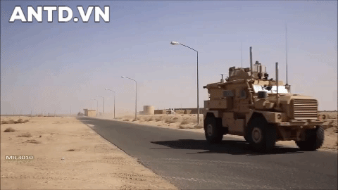 Hiện Mỹ chủ yếu sử dụng xe bọc thép Cougar HE cho các lực lượng tuần tra tại Syia.
