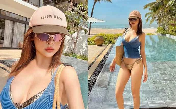 "Phú bà" Huyền Baby iện áo tắm khoe sắc vóc nuột nà