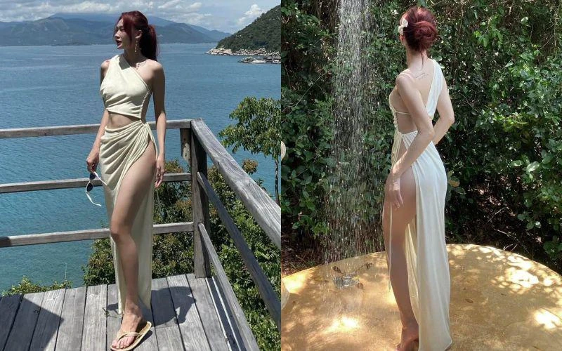 Bạn gái Văn Thanh rời bỏ đồ công sở nóng bỏng khó tin