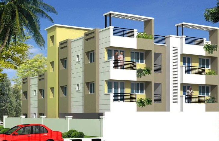 Biệt thự song lập đẹp lạ mắt với cách phối màu hài hòa. Ảnh: Kientrucadong.
