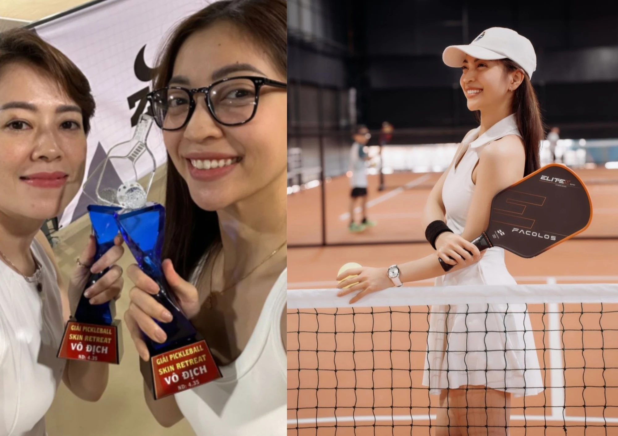 Không filter làm đẹp, hot girl Nhật Lê lộ nhan sắc trên sân pickleball