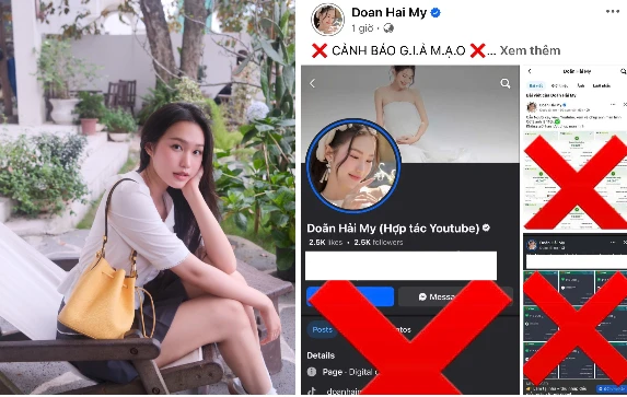 Doãn Hải My ra cảnh báo nhiều tài khoản giả mạo