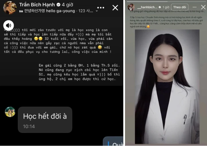 Hot girl phòng gym lộ học vấn "khủng" giữa drama quá khứ ăn chơi