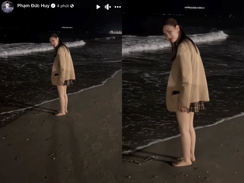 Nhờ người yêu chụp ảnh, vóc dáng MC Huyền Trang bị dìm "nặng nề"