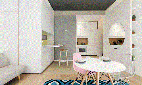Nằm tại thành phố đông đúc Milan, Italia, căn hộ Taaacito 29,5m2 khiến nhiều người phải trầm trồ thích thú vì sự tiện nghi, hiện đại.
