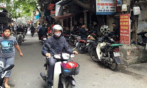 Con phố mang tên Lê Gia Định ở Hà Nội. G.T