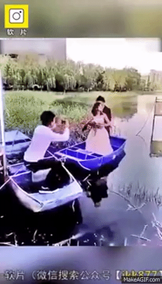 Một pha bê vác thất bại của chú rể, lần này thì chỉ có thể đổ tại số nhọ.