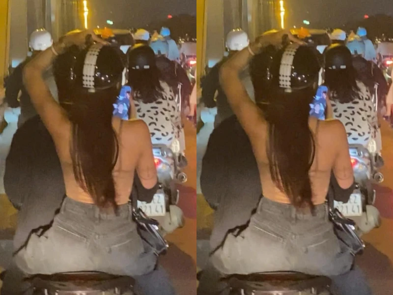 Louis Phạm ngồi xe máy diện áo hở bạo, netizen soi kĩ điều này