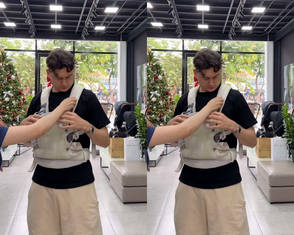 Lộ khoảnh khắc Đặng Văn Lâm tập làm bố bỉm sữa