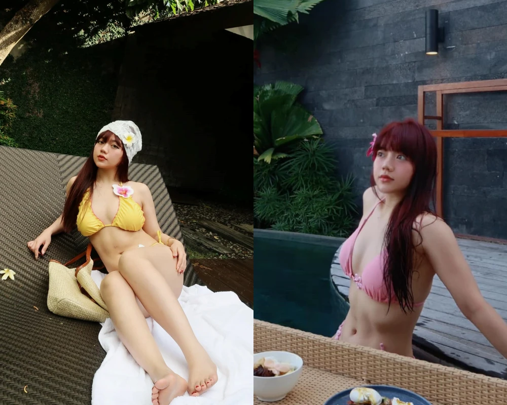 Hot girl Lâm Đồng hiếm khi diện bikini, khoe vóc dáng "đỉnh khỏi bàn"