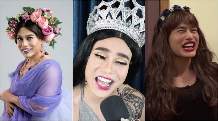 ê Dương Bảo Lâm từng khiến không ít netizens "hoảng sợ" với loạt tạo hình nữ giới.