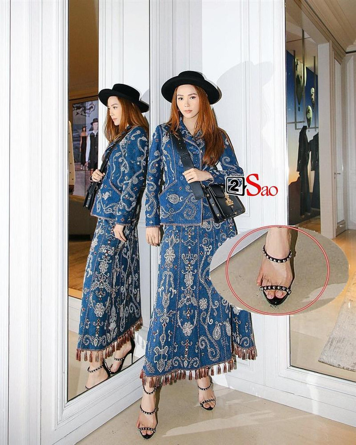 ới những loại sandal quai mảnh như thế này, khuyết điểm của "bé Heo" càng lộ rõ