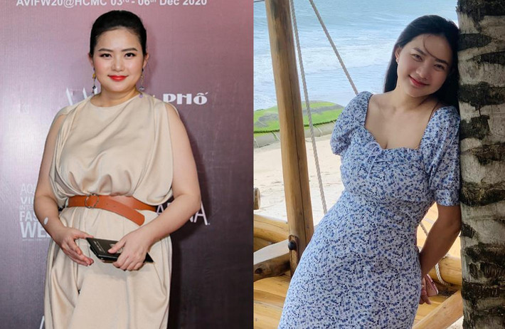 uy nhiên sau khi tăng cân vì sinh con và được ông xã tẩm bổ liên tục, cựu người mẫu trở nên phát tướng và nặng nề thấy rõ.