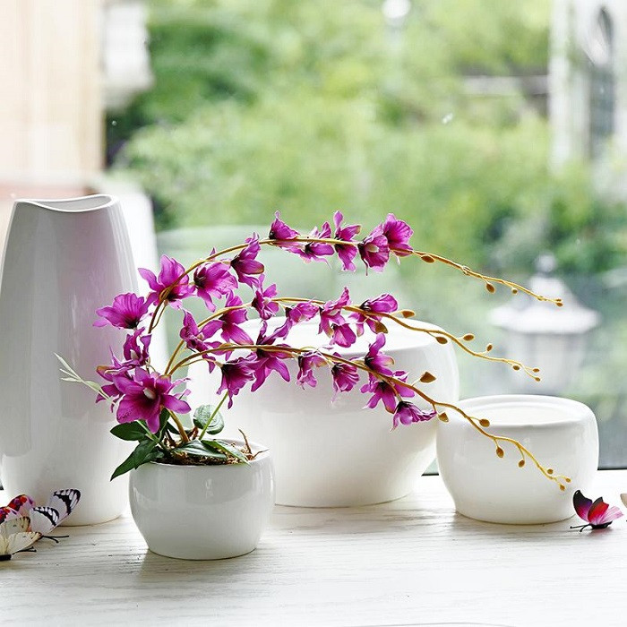 Nếu muốn trang trí nhà cửa, thu hút vượng khí, gia chủ nên chọn cây thật, hoa thật để bày trước nhà. * Thông tin mang tính chất tham khảo, chiêm nghiệm.