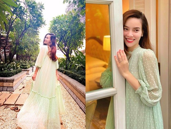 Tiếp sau đó là một series những chiếc váy kiểu bà bầu được Hồ Ngọc Hà tiếp tục lăng xê. Và rõ ràng mẫu nào mẫu nấy đều rất đẹp, bạn gái trẻ mặc cũng hot chứ nói gì đến bà bầu.
