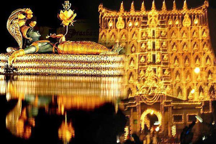 Theo các nhà nghiên cứu, ngôi đền Sree Padmanabhaswamy được dát khoảng 680 kg vàng ở bên ngoài. Tuy nhiên, đó chỉ là bề nổi bên ngoài, giá trị của ngôi đền nằm ở kho báu khổng lồ cất giấu bên trong.